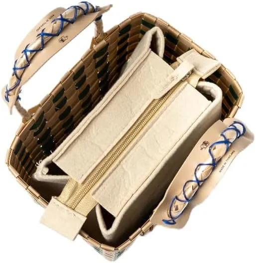 Hand Woven Applique Bag, PP eco-friendly Woven Handbag, Handbag, Fashionable Travel Bag, Women's Handbag and Wallet