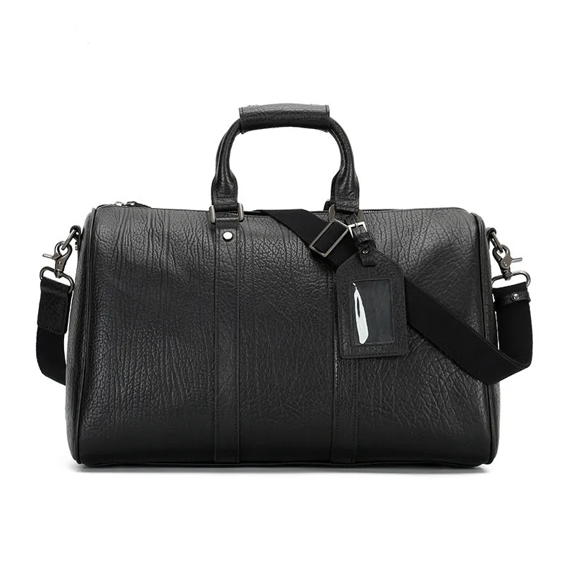 Handmade Vintage Weekender Full-Grain Leather Men's Duffel Bag
