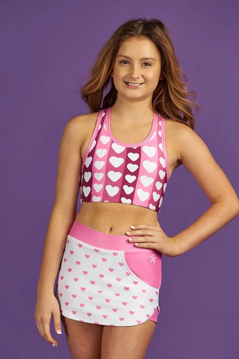 Harper Sports Bra in Heart You