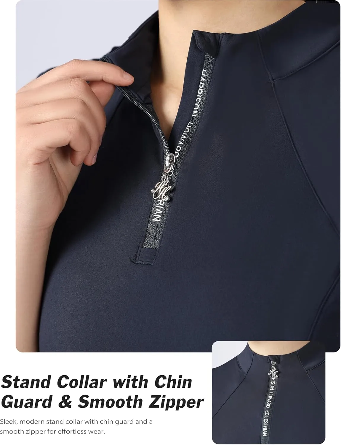Harrison Howard Equestrian Shirts for Women Sleeveless Horse Riding Lightweight Quick-Dry Riding Shirts for Women