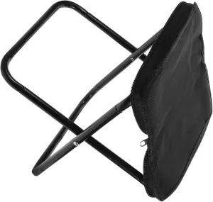 Healifty Folding Stool for Adults Portable Chairs Mini Camping Stool Lightweight Easy to Store Outdoor Footrest