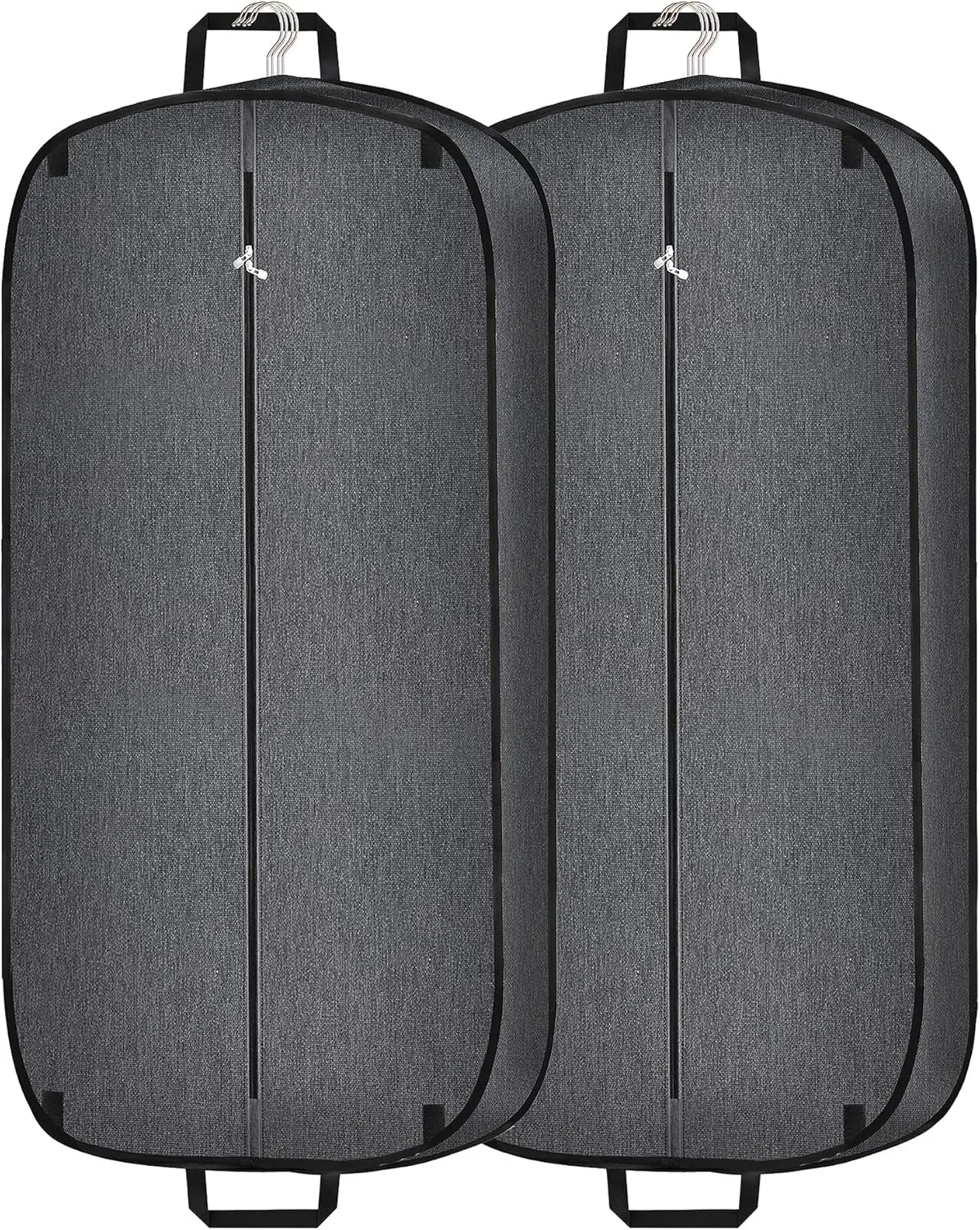 Heavy Duty Waterproof Garment Bag for Travel, Tear Resistance Suit Bag for Men Travel for Suits, Tuxedos, Coats, Uniform. 42 inch, Darkgrey, 2 Pack.…