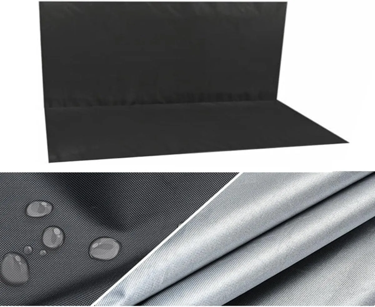 Heavy Duty Waterproof Swing Bench Cover for Outdoor Porch Garden Yard 2/3 Seat Patio Swing Chair (58.3"x19.6"x19.6", Coffee)