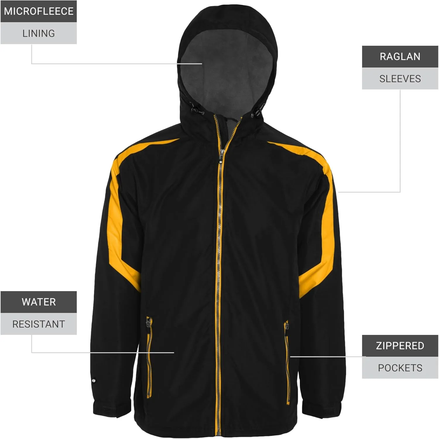 Holloway Charger Jacket-Water-Resistant Stylish Outerwear with Athletic Fit Perfect for Active Men