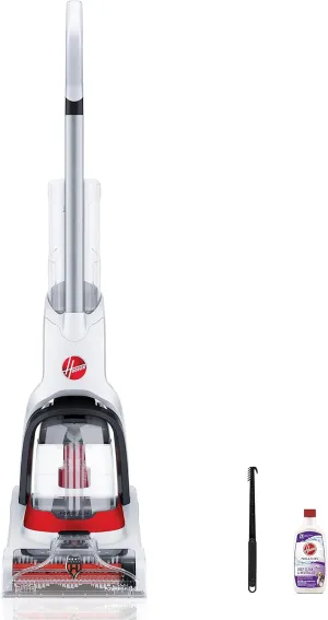 Hoover PowerDash Pet  Compact Cleaner Machine, Lightweight, Powerful Pet Stain Remover and Deodorizer, Carpet Shampooer, FH50704V, White