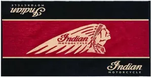 Indian Motorcycle Beach Towel, Black/Red