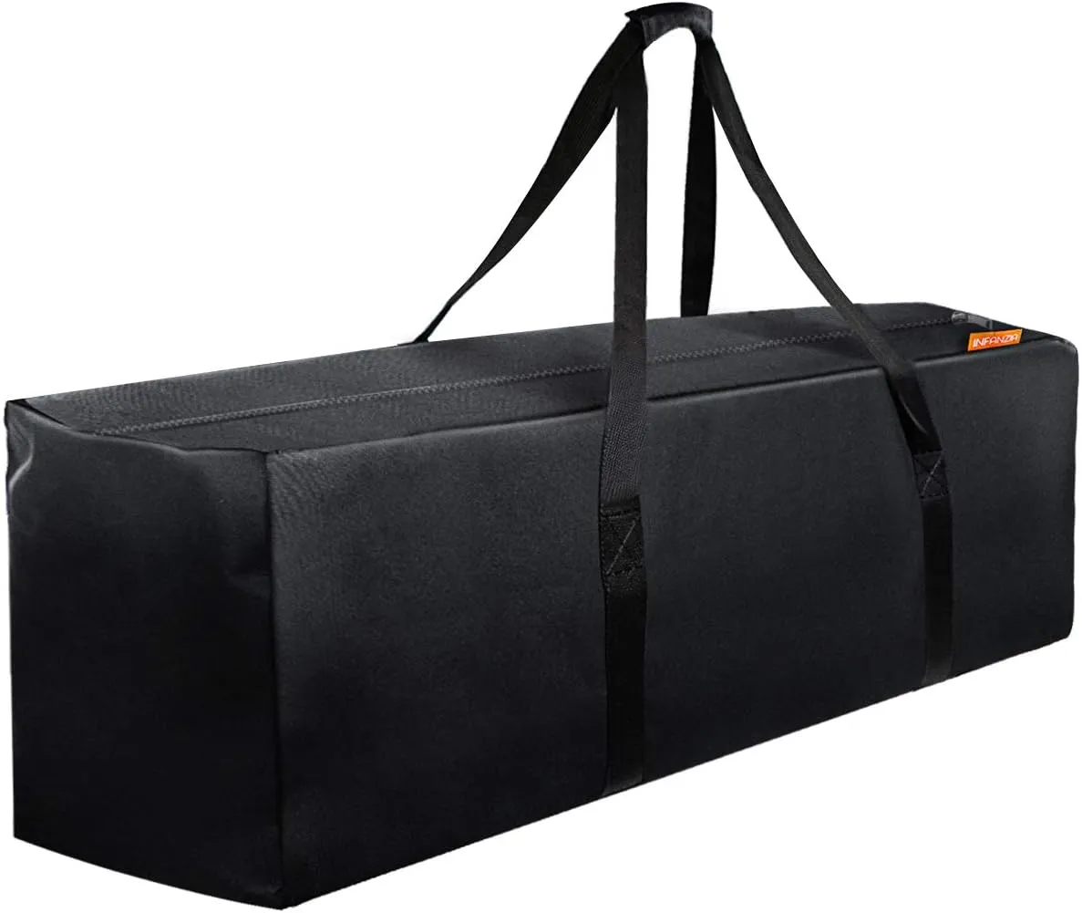 INFANZIA Duffel Travel Sports Equipment Bag, Long Luggage Bag with Upgrade Zipper Water Resistant, Extra Large Foldable Storage Bag for Camping, Tent, Tripod, Fishing(47x15x17 inch,1PCS)