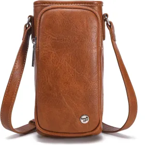 INICAT Leather Water Bottle Holder with Strap Water Bottle Carrier Bag for 32oz Tumbler Insulated