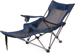 IRYZE Outdoor Chair Folding Camping Chair Outdoor Folding Camping Chair Recliner Portable Back Fishing Chair Leisure Stool Beach Break Chair Sports Chair Camping Chair Foldable Chair (Color : A)