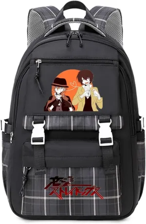 ISaikoy Anime Bungo Stray Dogs Backpack Student Daypack Bookbag Daypack School Bag 10