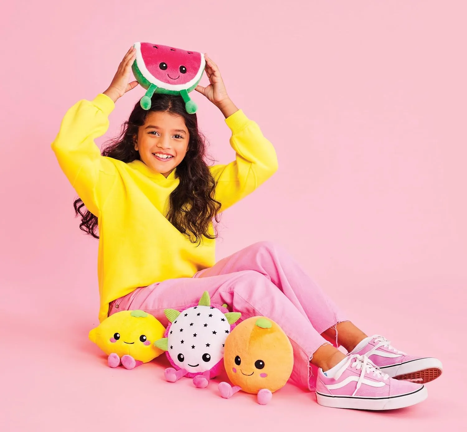 iscream Screamsicles Kawaii Cutie Fruitie 8" Plush - Lily Lemon