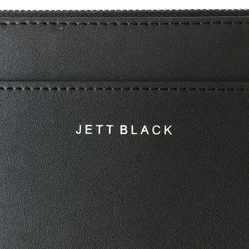 Jett Black Leather Pouch