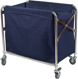 JKGHK Collapsible Laundry Trolley, Oxford Cloth Bag Laundry Sorter Hamper, Linen Cart，Wheeled Laundry Trolley Carts, Linen Collector, Commercial Hotel Laundry Containers, for Hotel/Home/Laundry Room