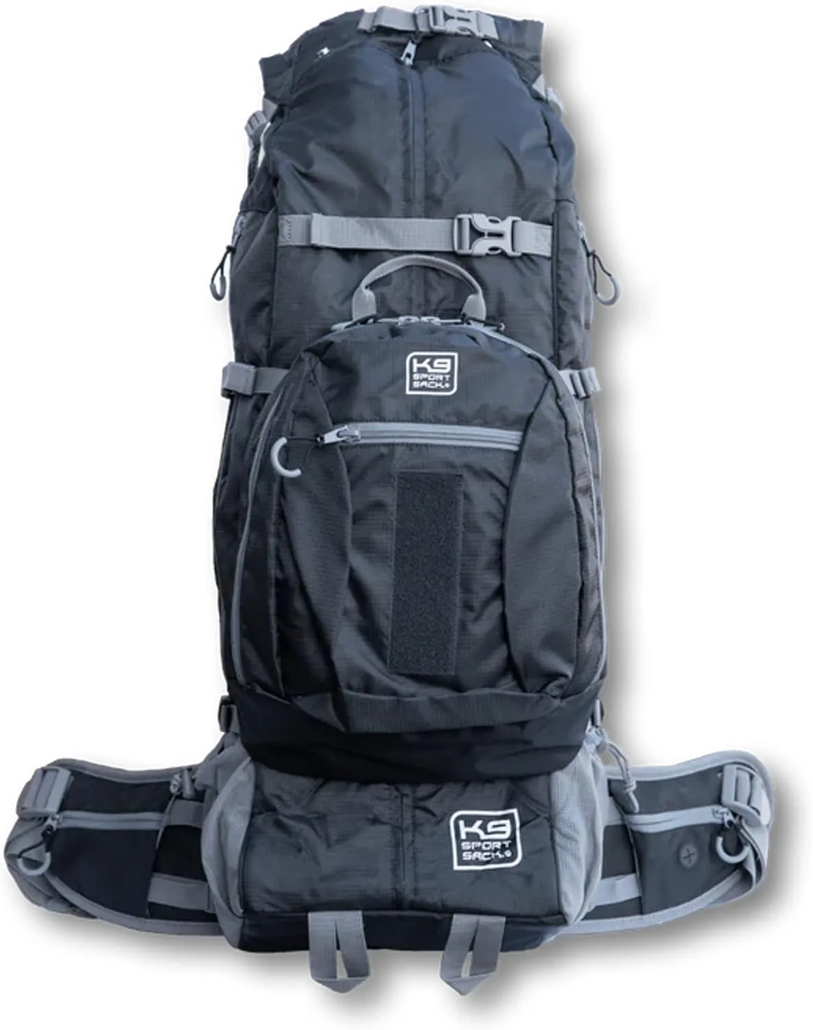 K9 Sport Sack | Kolossus Dog Carrier Backpack for Small and Medium Pets | Front Facing Adjustable Dog Backpack Carrier | Fully Ventilated | Veterinarian Approved (X-Large, Kolossus - Black)
