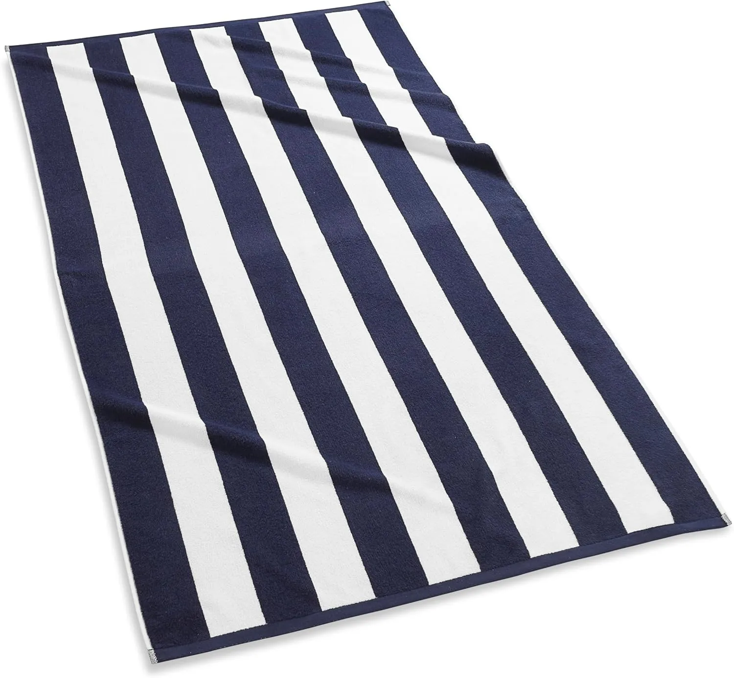 Kassatex Cabana Stripe Beach Towels - Navy