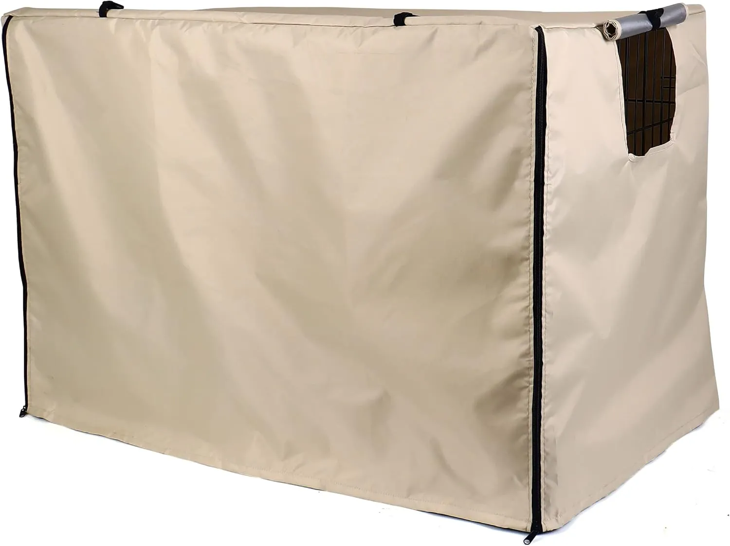 kefit Dog Crate Cover 48 inch, Kennel Cover for Dog Cage, Beige