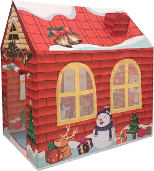 Kids Tent, Christmas Cartoon Comic Kids Play Tent with Roll-Up Door and Mesh Windows, 42x29x47 Inch Oxford Cloth Kids Playhouse with a Carry Bag for Xmas Birthday Gifts, Kids Play Tent, Kids Tent