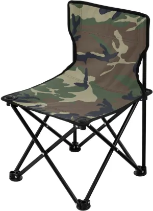 Kigai Cool Camouflage Portable Camping Chair - Lightweight, Compact and Foldable Chair - Perfect for Beach Picnic Hiking, Carry Bag Included