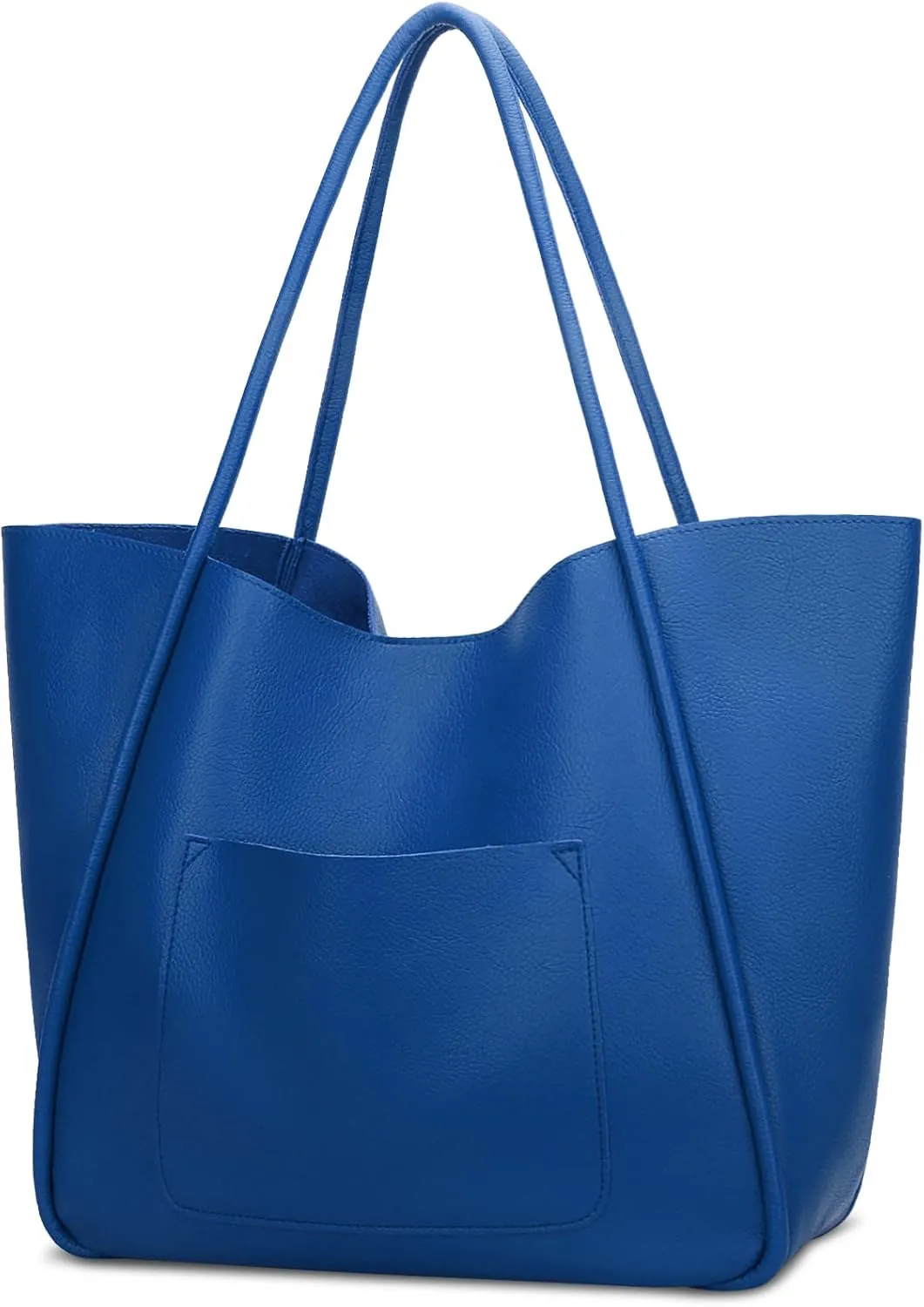 KKXIU Tote Bag for Women Vegan Leather Shoulder Purse Large Capacity Travel Bag