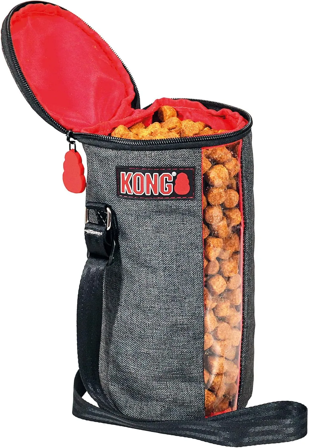 KONG Kibble Storage Dog Food Travel Bag - Portable Food Container for Pets