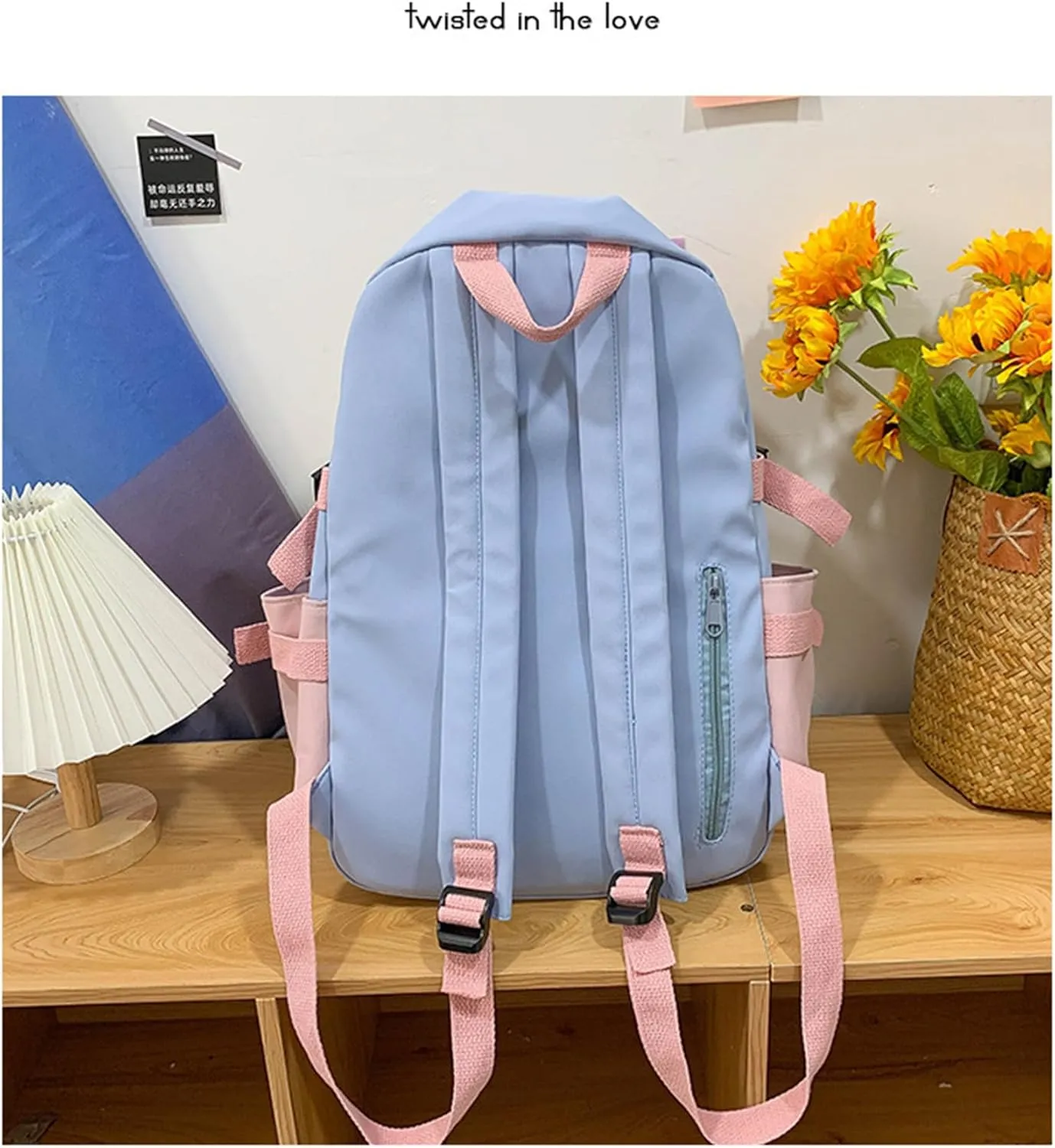 Korean Backpack Daypack Laptop Bag Handbag School Bag Bookbag 3