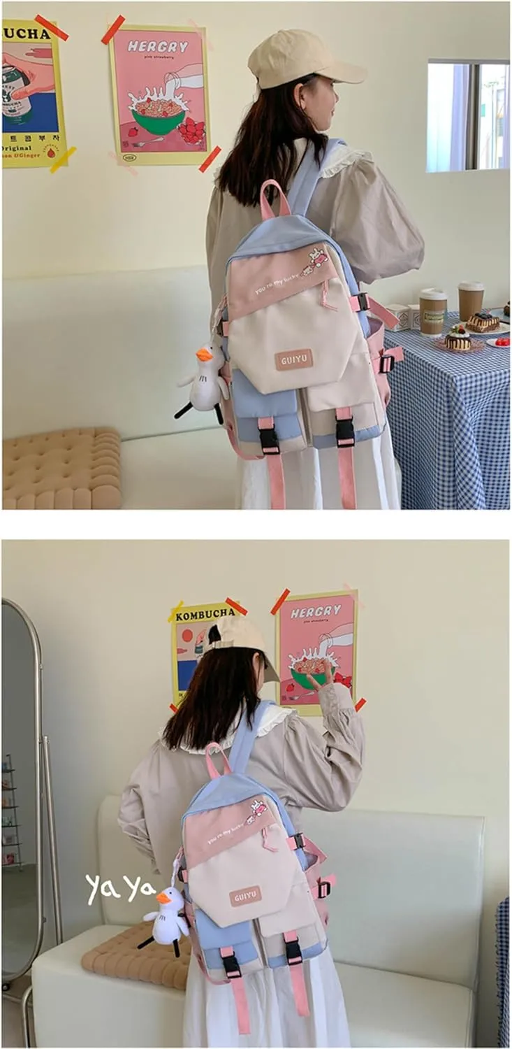 Korean Backpack Daypack Laptop Bag Handbag School Bag Bookbag 4