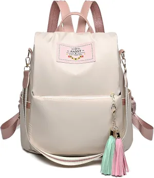 Korean Casual Large Capacity Backpack, Ins Simple Travel School Bag, Portable Knaps for Students & Ladies