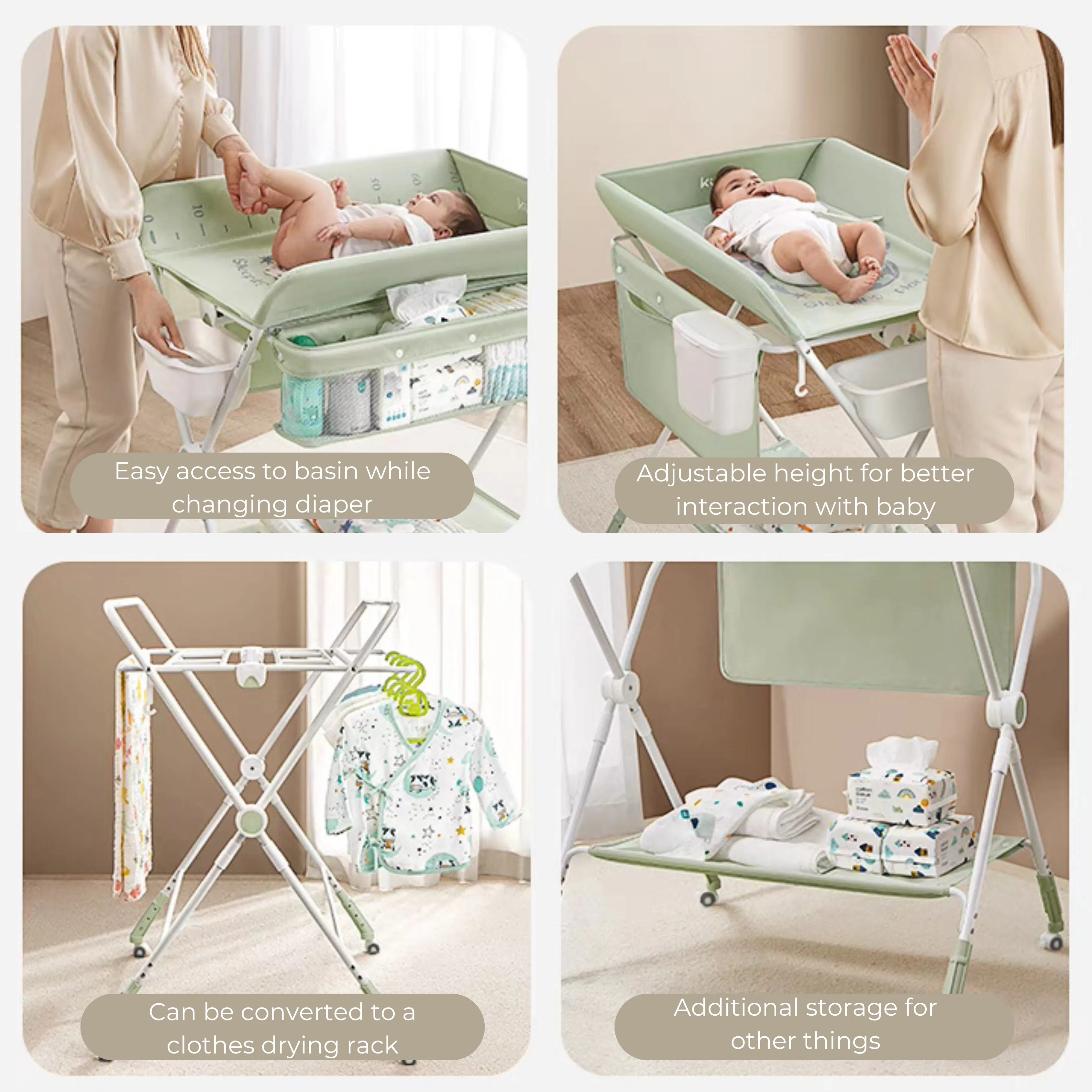 KUB Foldable Diaper Changing Table