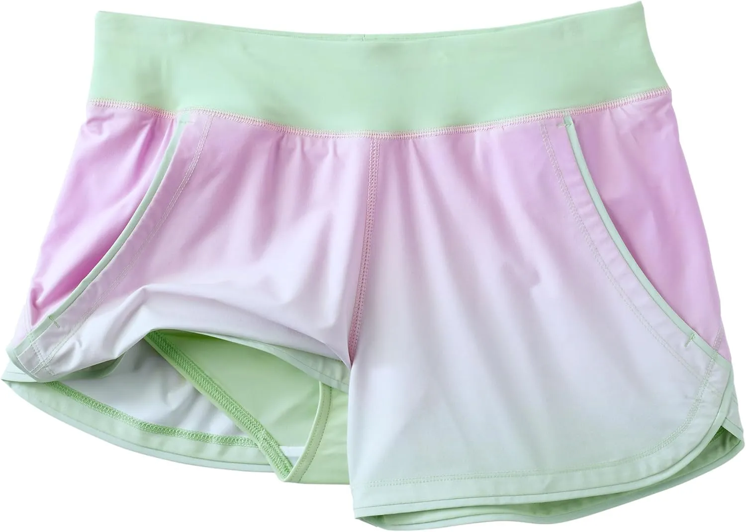 Lands' End Women's 3" Quick Dry Elastic Waist Board Shorts Swim Cover-up Shorts with Panty