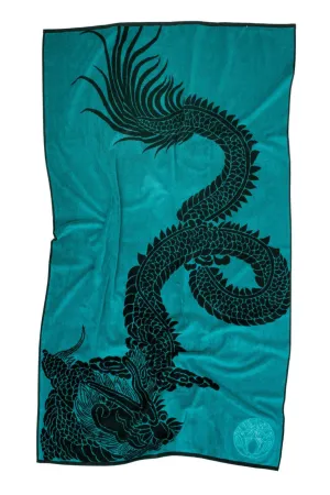 Lapis/Black Dragon Beach Towel