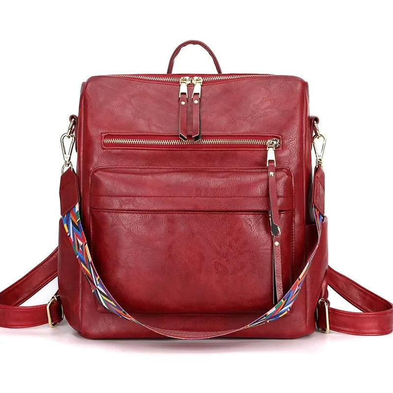 Large Capacity Retro Backpack