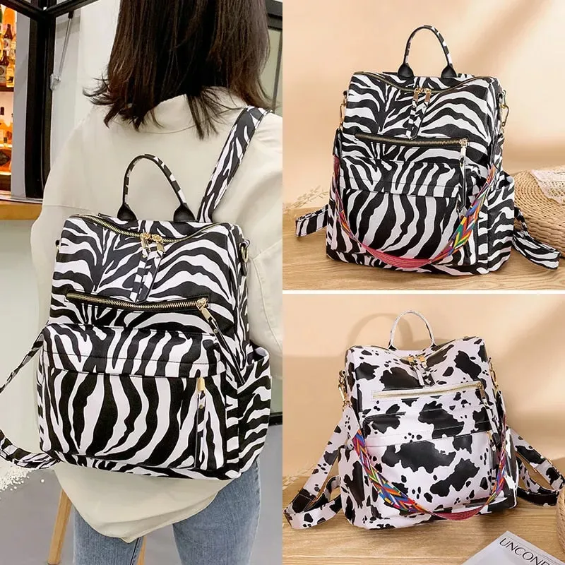 Large Capacity Retro Backpack