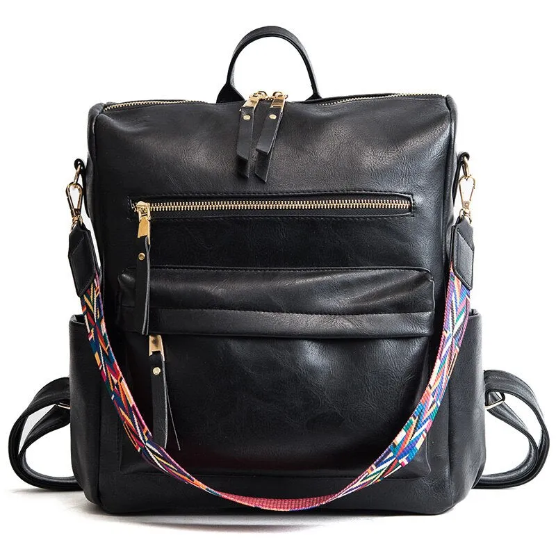 Large Capacity Retro Backpack