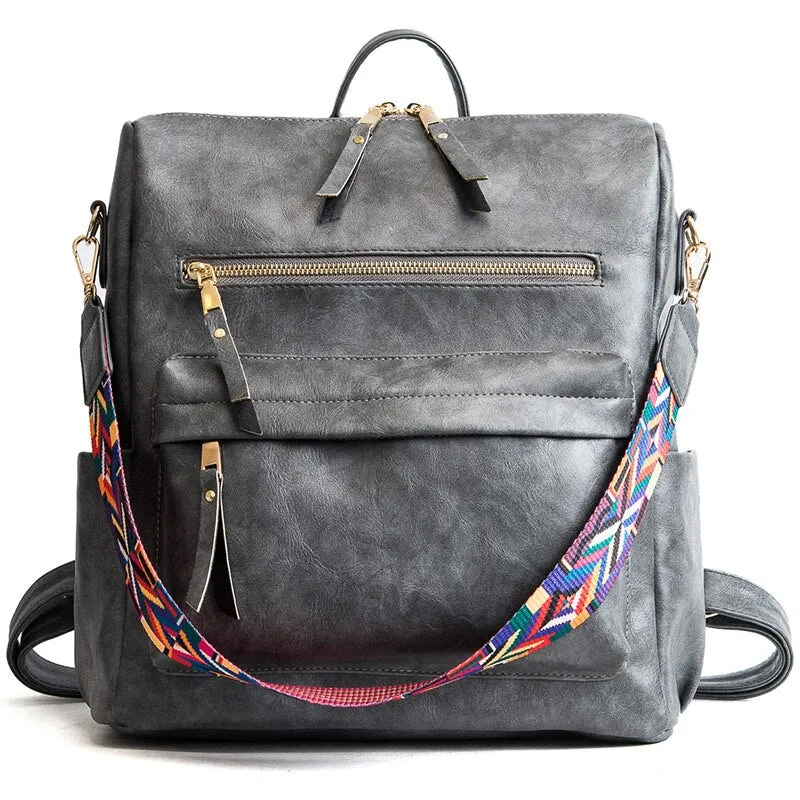 Large Capacity Retro Backpack