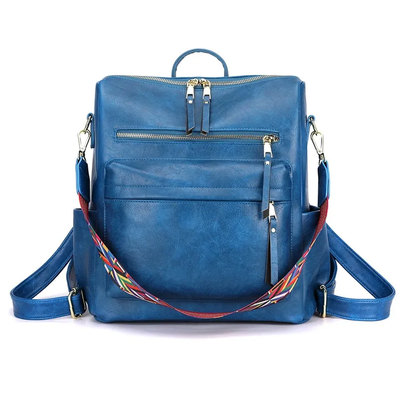 Large Capacity Retro Backpack