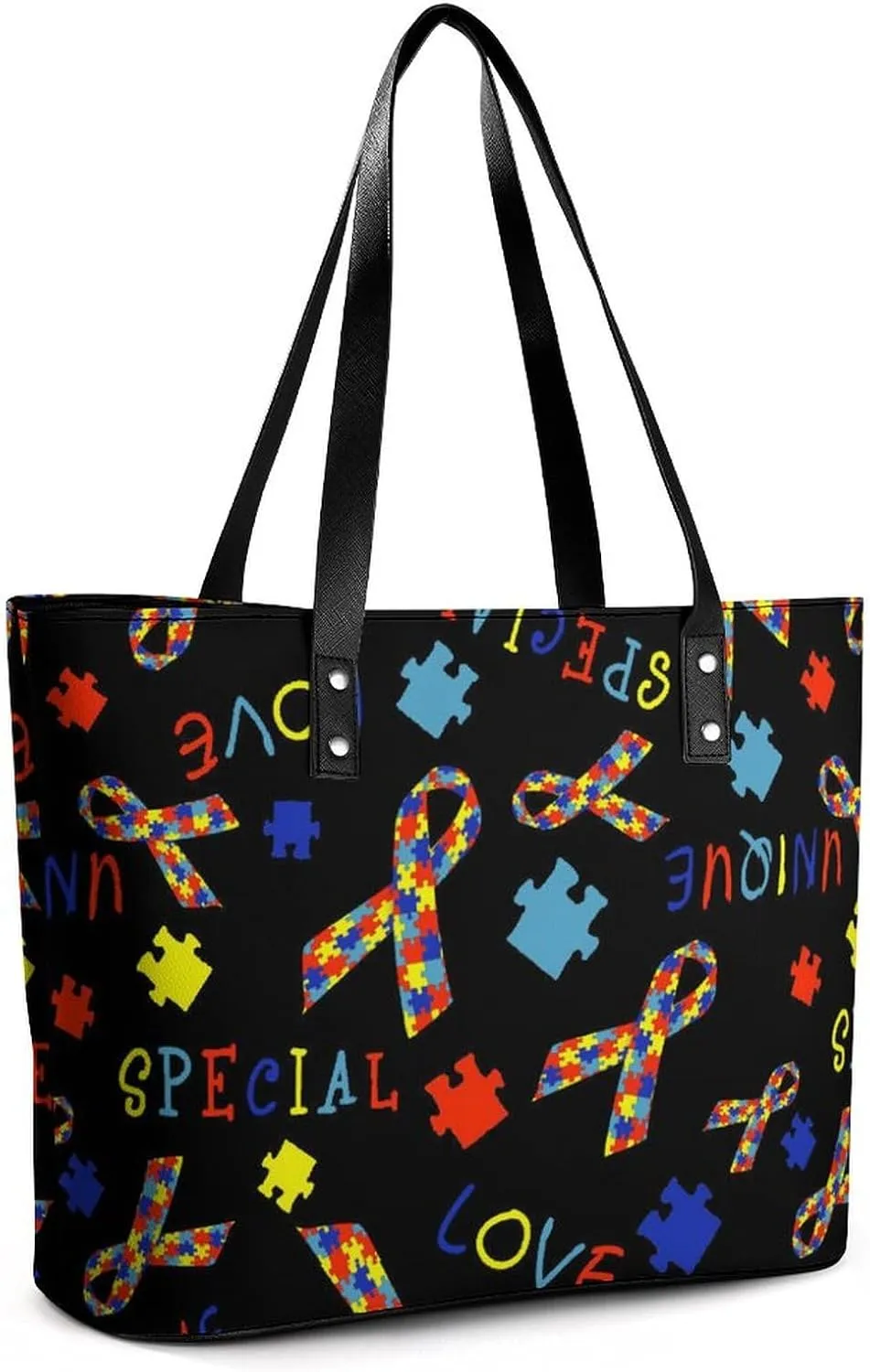 Large Capacity Work Tote Bag Handbag Waterproof Big Shoulder Commuter Bag