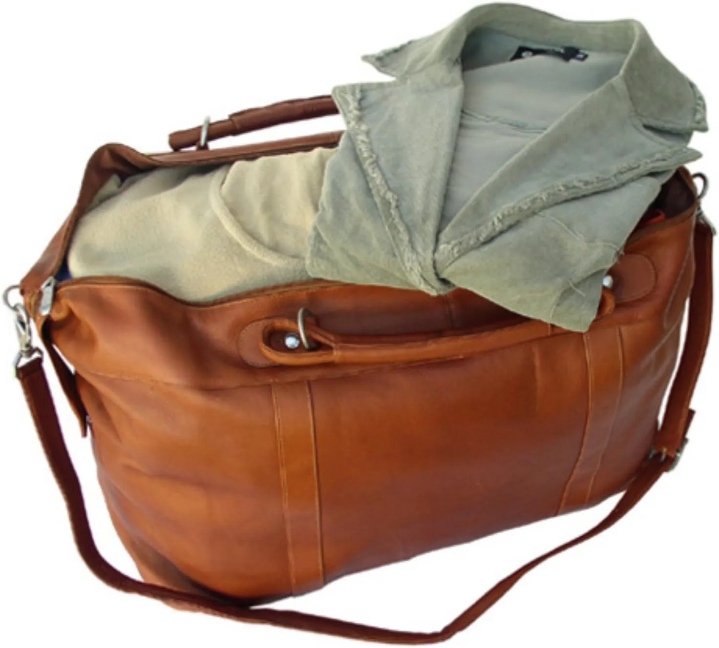 Large Carry-On Satchel, Black, One Size