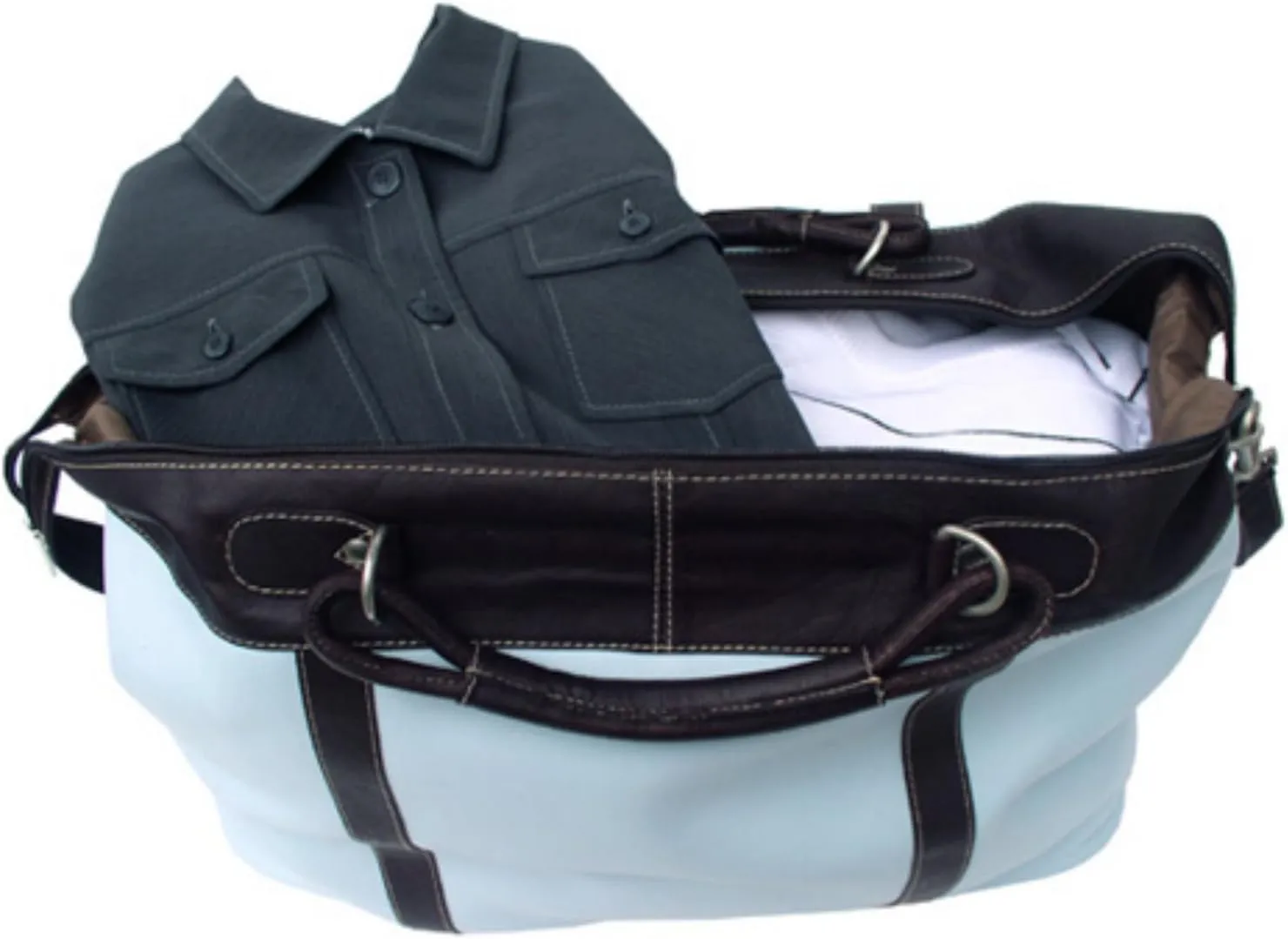 Large Carry-On Satchel, Black, One Size
