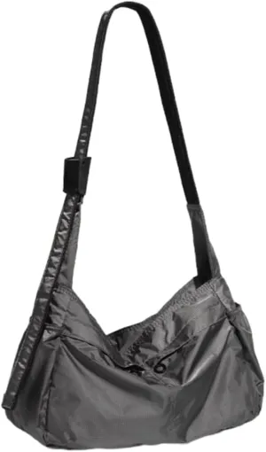 Large Crossbody Bags for Women Men Nylon Crescent Bag Casual Purse Shoulder Bag with Adjustable Strap