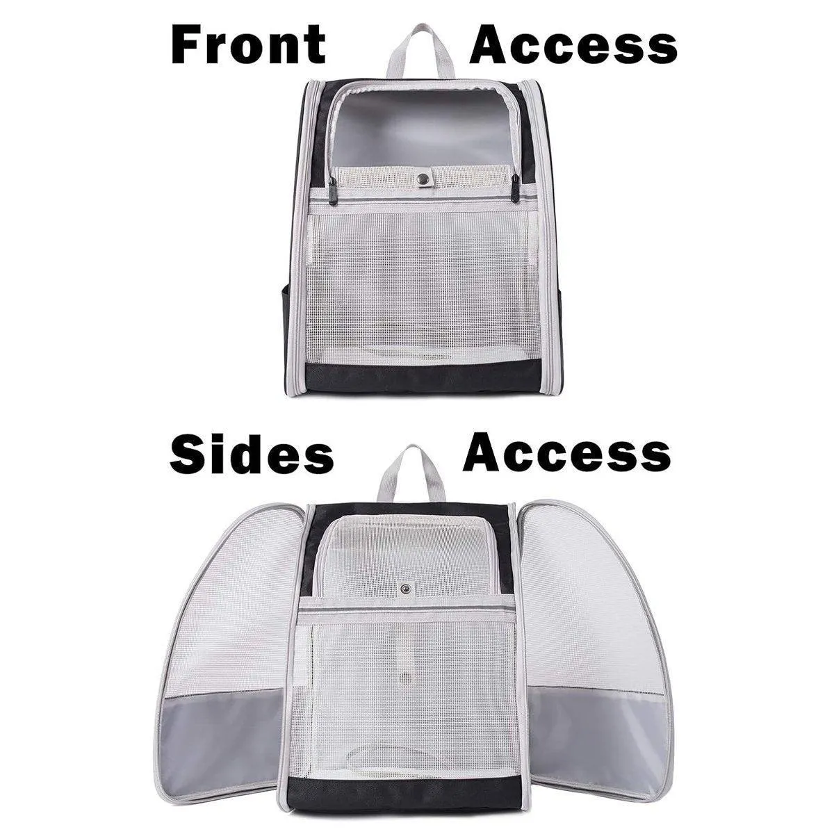 Large Foldable Breathable Portable Cat Dog Bag Outdoor Shoulder Pet Backpack