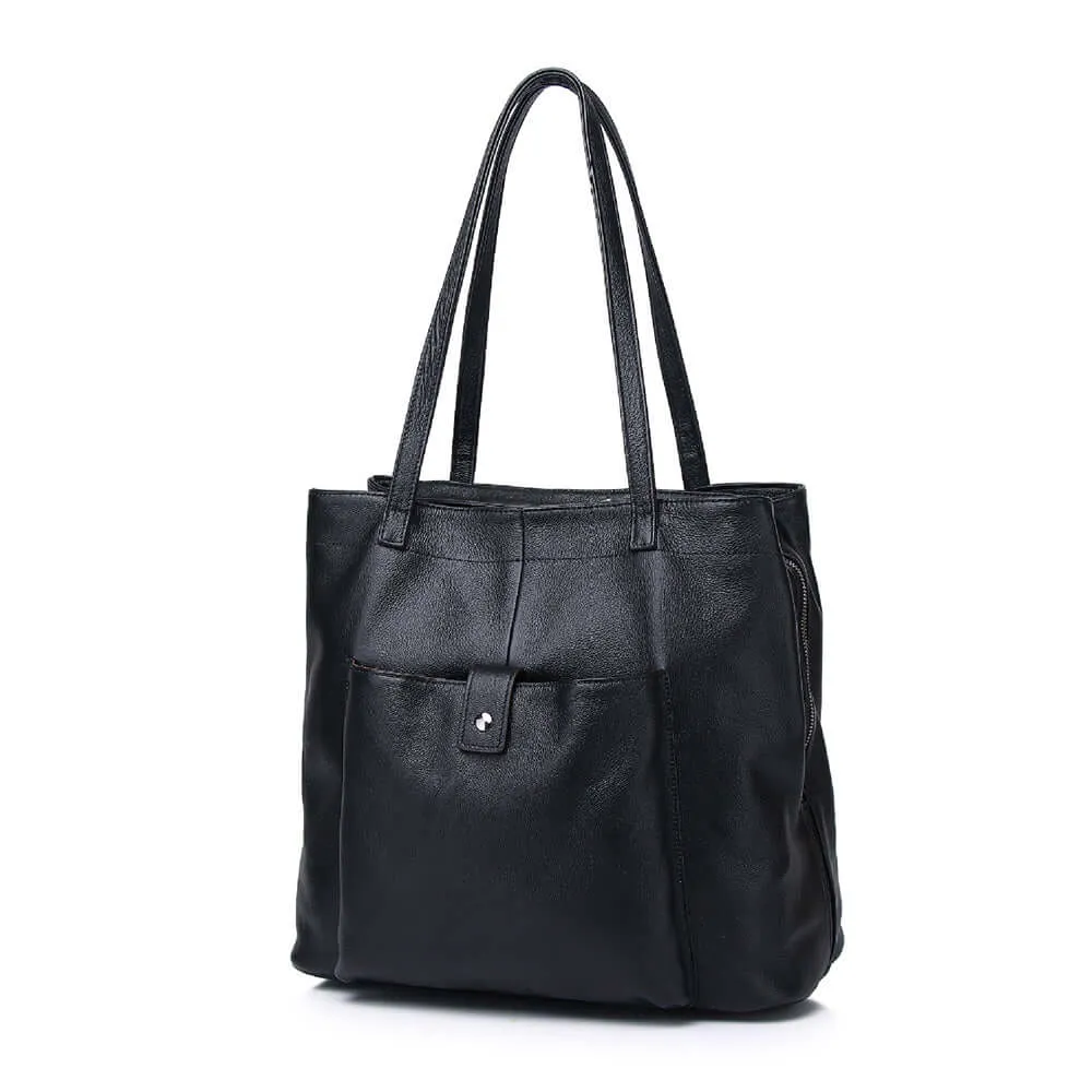 Large Leather Tote Bag for Women