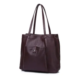 Large Leather Tote Bag for Women