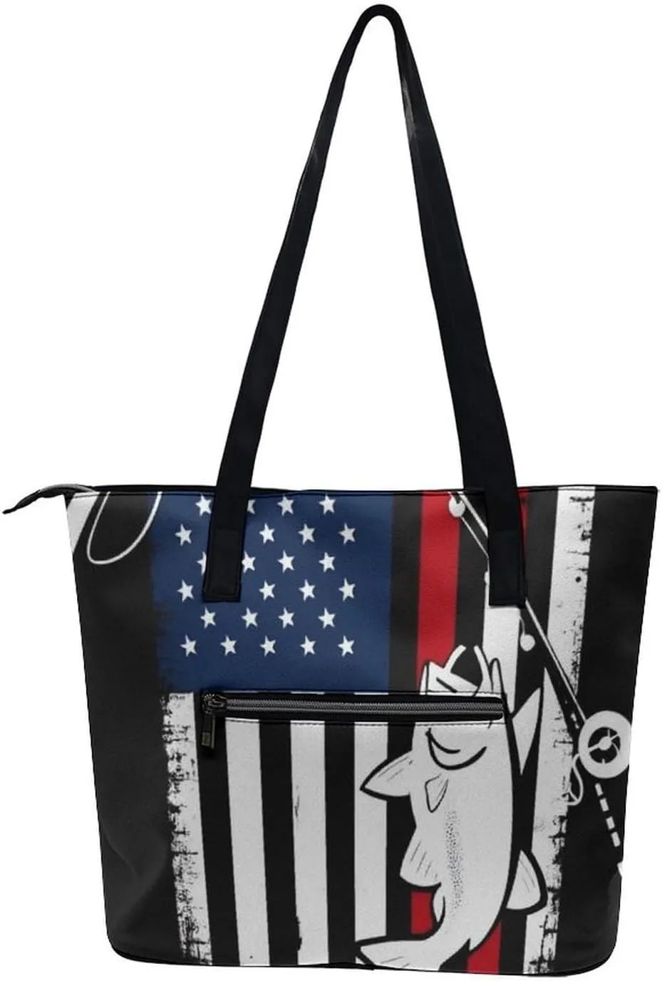 Large Leather Tote Bag Travel Work Daily Essentials Handbag For Women Men