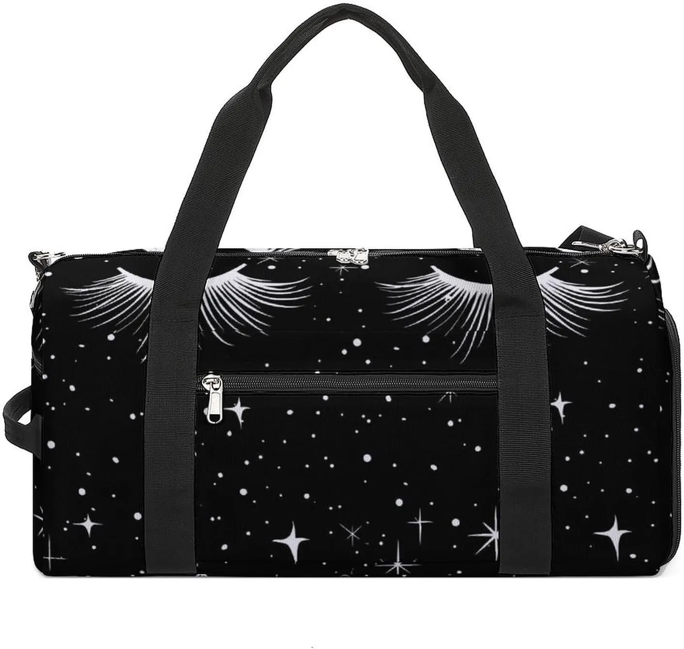Lash Eyelash Print Sports Gym Bag for Men Women Travel Duffel Bag with Shoulder Strap