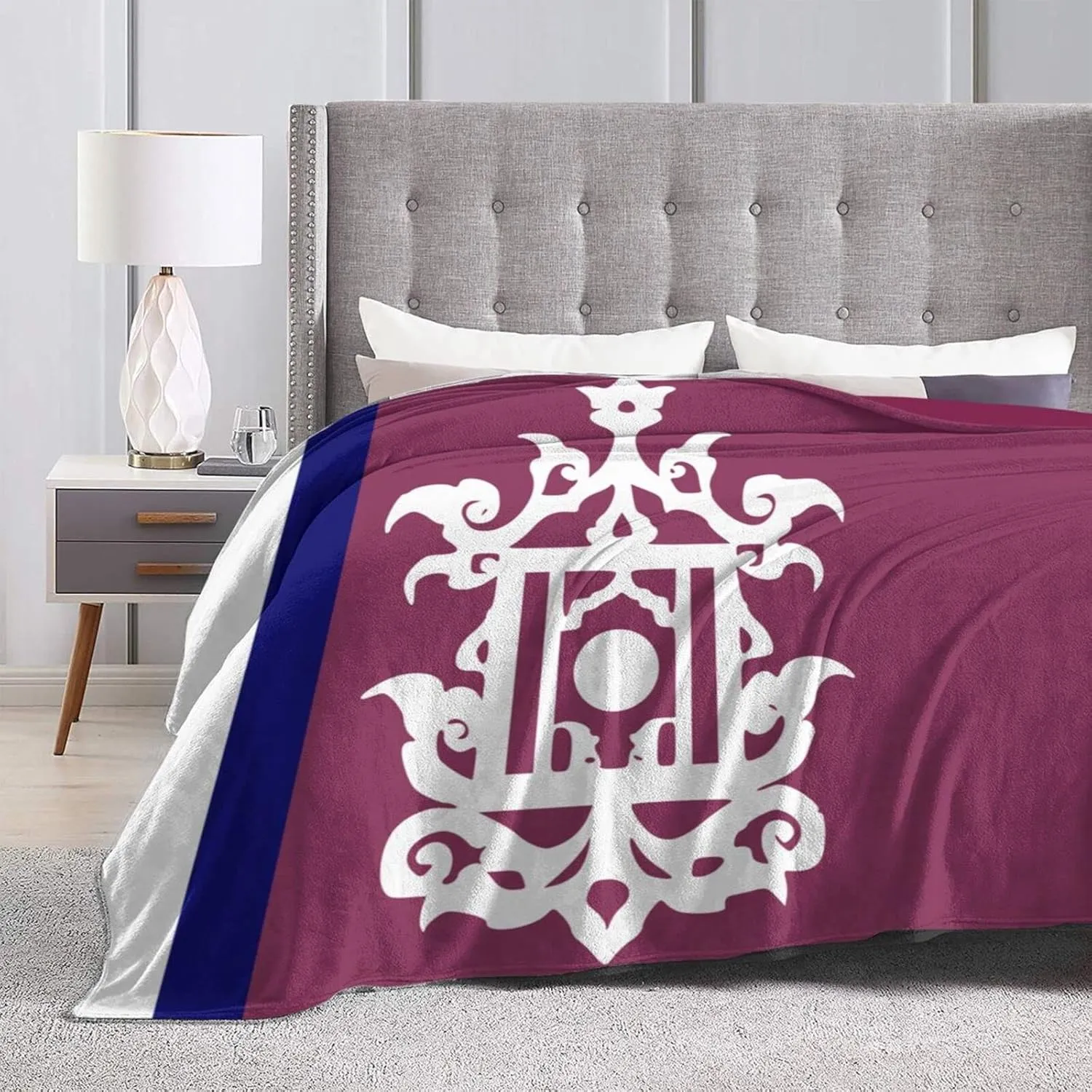 Late 19th Century Flag of Sulu Throw Blanket for Couch Bed Sofa 60"x50" Super Soft Cozy Flannel Blanket Lightweight Fuzzy Warm Blanket