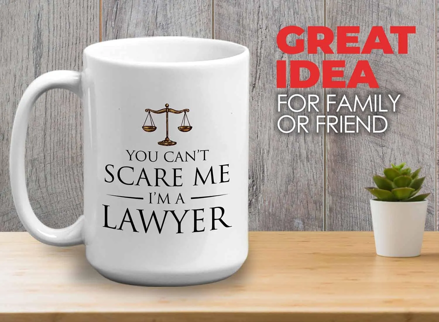 Lawyer Coffee Mug - You Cant SMe - Judge Jury Law Attorney Firm Advocate Plaintiff Civil Legal Court 15oz White