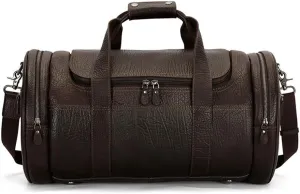 Leather Briefcase for Men Portable Travel Bag Large Capacity Business Leather Top Layer Cowhide Storage Travel Bag Leisure Luggage Bag