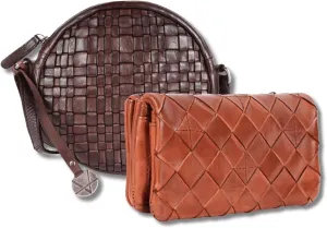 Leather Crossbody bag & Wallets for Women, Small Wallet for Ladies Zipper Coin Purse