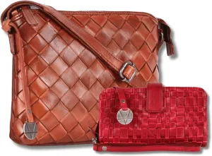 Leather Crossbody bag & Wallets for Women, Wallet for Ladies Zipper Coin Purse