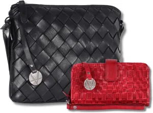 Leather Crossbody bag & Wallets for Women, Wallet for Ladies Zipper Coin Purse